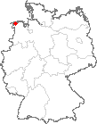 Karte Nenndorf, Ostfriesland